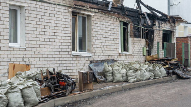 Professional Emergency Fire Cleanup technician working in Orlando, FL